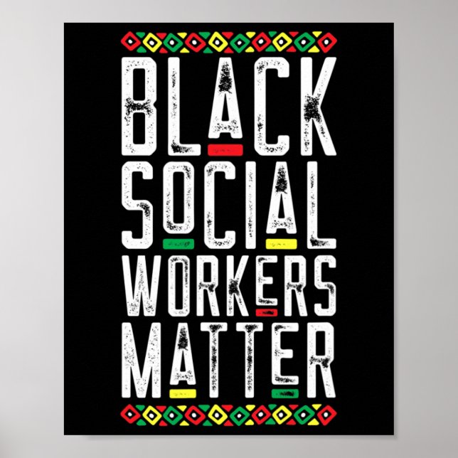 Black Social Workers Problem African American Live Poster (Front)