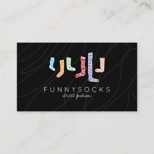 Black Socks Business Card