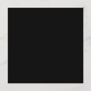 Black Solid Colour Background Invitation
