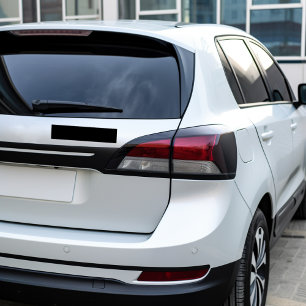 Black Solid Colour Bumper Sticker