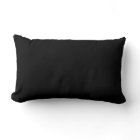 black solid colour pillow