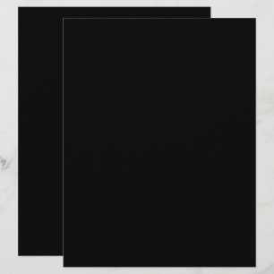 Black Solid Colour Scrapbooking Paper