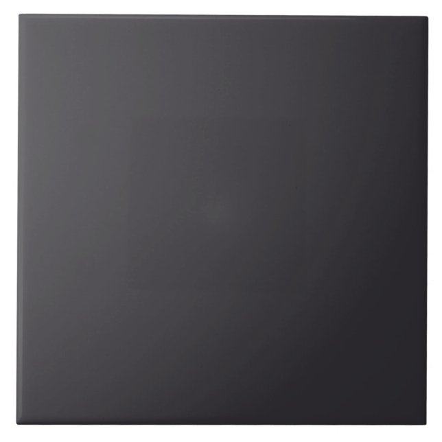 Black Solid Colour Tile (Front)