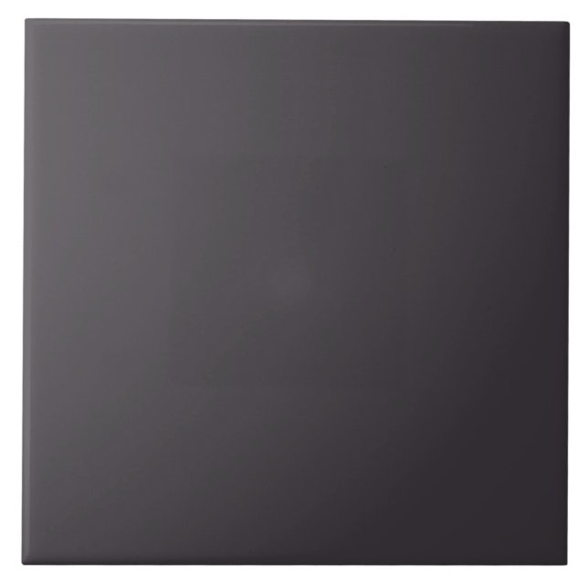 Black Solid Colour Tile (Front)