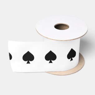 black spade  Thunder_Cove Satin Ribbon