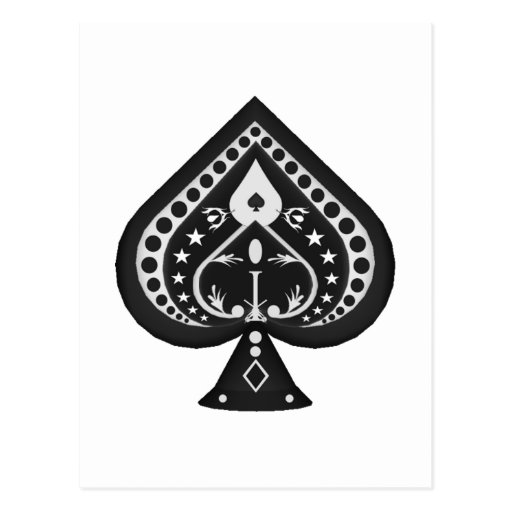 Black Spades: Playing Cards Suit: | Zazzle