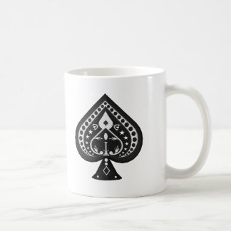 Black Spades: Poker Cards Suit: Coffee Mug