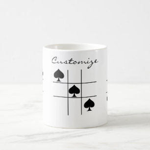 Black Spades Tic Tac Toe Thunder_Cove Coffee Mug