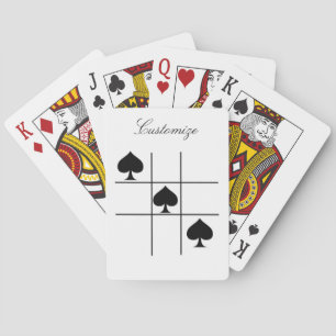 Black Spades Tic Tac Toe Thunder_Cove Playing Cards