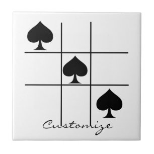 Black Spades Tic Tac Toe Thunder_Cove Tile