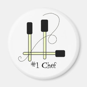 Black Spatulas Magnet