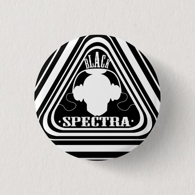 Black Spectra Button (Front)