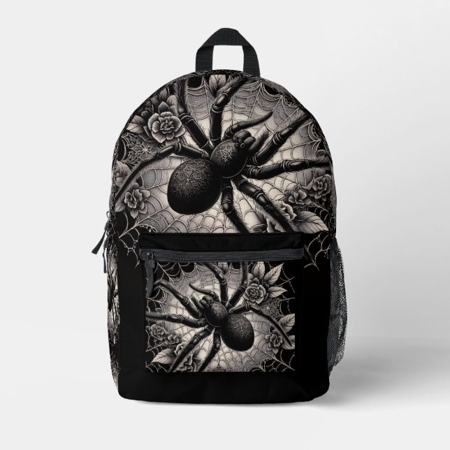 Black Spider Backpack (Front)
