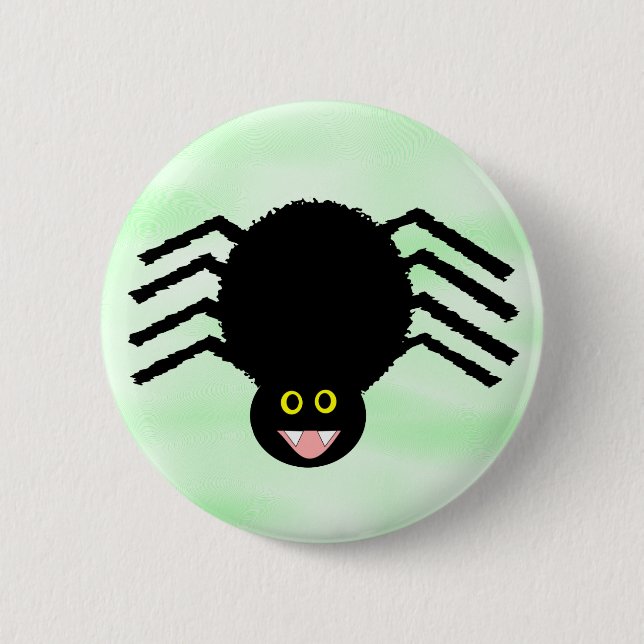 Black Spider Button (Front)