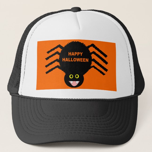 Black Spider Halloween Hat (Front)