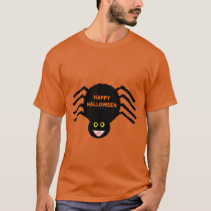 Black Spider Halloween T-Shirt