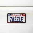 Black Spider Themed License Plate Frame