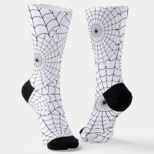 Black Spiderweb Halloween  Socks