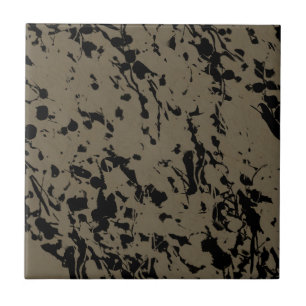 Black Splash and Drip Tile
