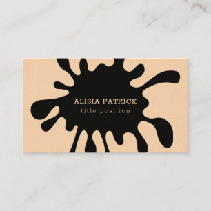 Black Splash Business Card