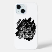 Black Splash Funny Cat Quote