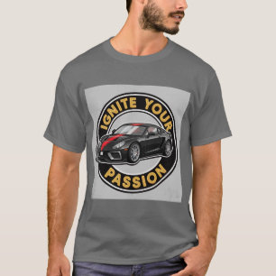 Black Sports Car T-Shirt