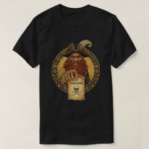 Black Spot Pirate Warning T-Shirt