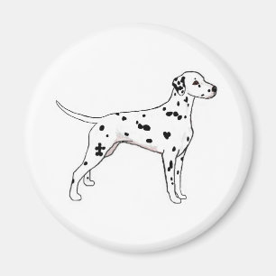 Black-Spotted Dalmatian Magnet