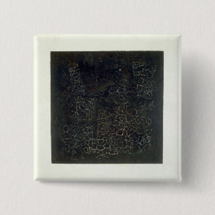 Black Square 15 Cm Square Badge