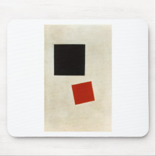 Black Square and Red Square by Kazimir Malevich Mouse Mat