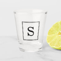 Black Square Frame Monogram