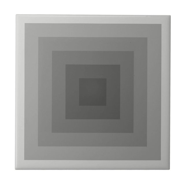 Black Square Geometric Tile (Front)