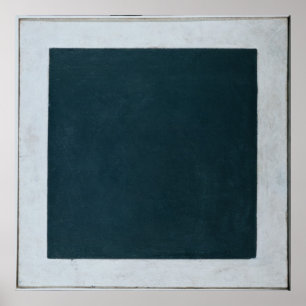 Black Square Poster