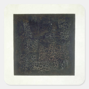 Black Square Sticker