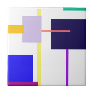 Black Square Tile