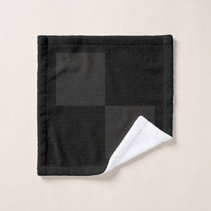 Black Squares Wash Cloth