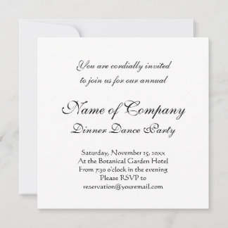 Black Stag - Bachelor or Stag Party Invitation