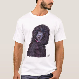 Black Standard Poodle T-Shirt