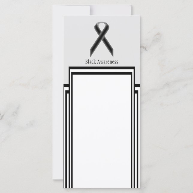 Black Standard Ribbon by Kenneth Yoncich (Front)