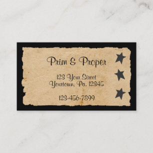 Black Star Business Card