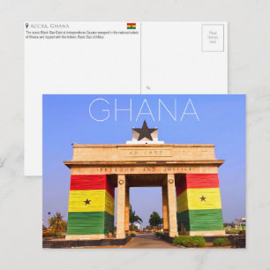 Black Star Gate, Accra, Ghana Travel Postcard