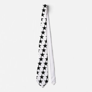 black star icon tie