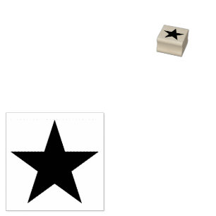 black Star Self-Inking Stamp