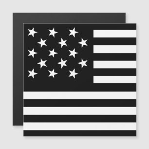 Black Star-Spangled Banner America Flag
