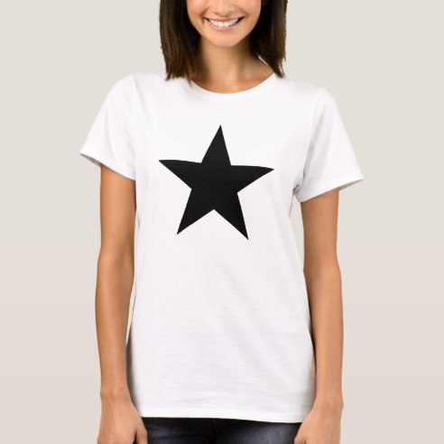 Black Star T-Shirts & Shirt Designs | Zazzle UK
