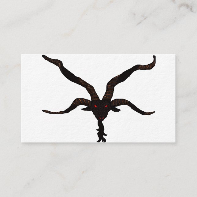 Black Star-volcanic Business Card (Front)