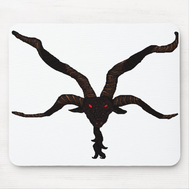 Black Star-volcanic Mousepad (Front)