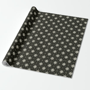 Black Star Wrapping Paper