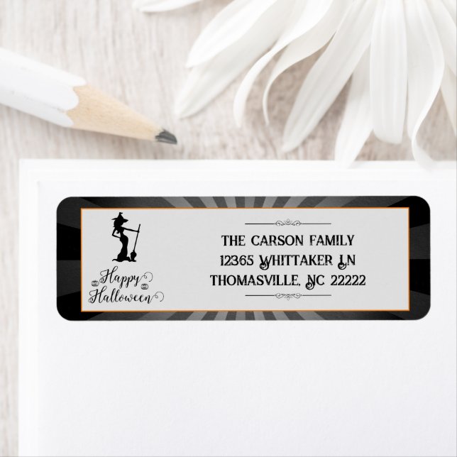 Black Starburst Witch Halloween (Insitu)