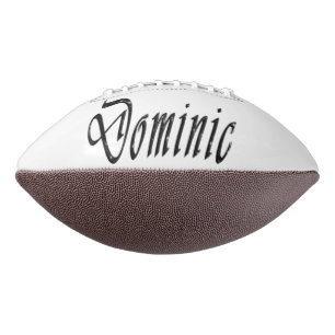 Black Starry Dominic Name, Football American Football